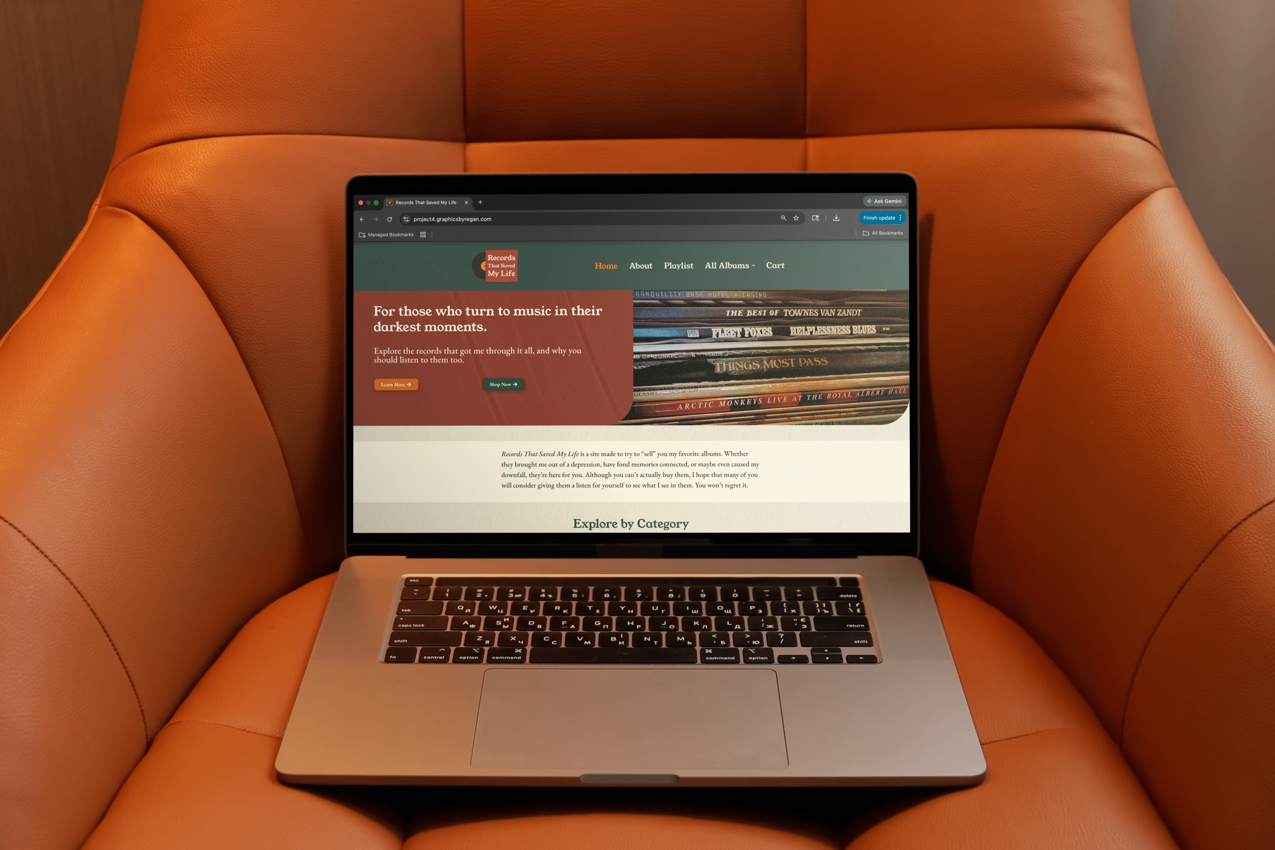 Records That Saved My Life Website